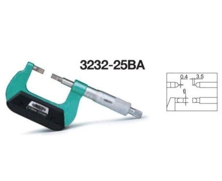 BLADE MICROMETER รุ่น 3232 ใช้วัดร่องเพลาและร่องลิ่ม - แกนวัดไม่สามารถหมุนได้